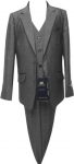 BOYS 3PC. TR SUITS (CHARCOAL)